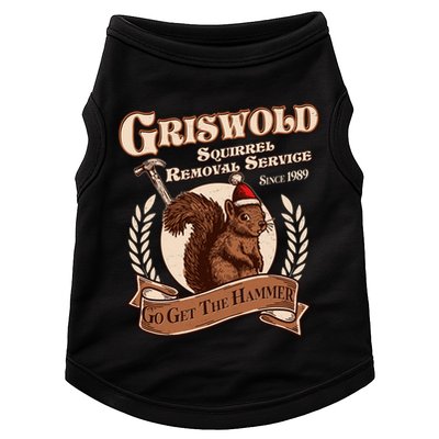 Funny Christmas Griswold Squirrel Removal Service Go Get The Hammer Doggie Tank