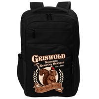 Funny Christmas Griswold Squirrel Removal Service Go Get The Hammer Impact Tech Backpack