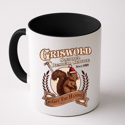 Funny Christmas Griswold Squirrel Removal Service Go Get The Hammer Mug