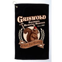 Funny Christmas Griswold Squirrel Removal Service Go Get The Hammer Golf Towel