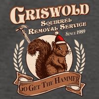 Funny Christmas Griswold Squirrel Removal Service Go Get The Hammer Vector Backpack
