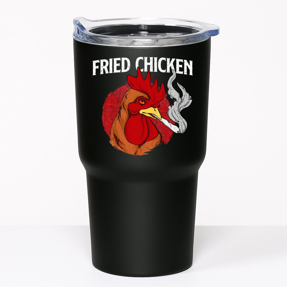Fried Chicken Gangster Chickens Farm Owner Farmyard Farmer Tumbler