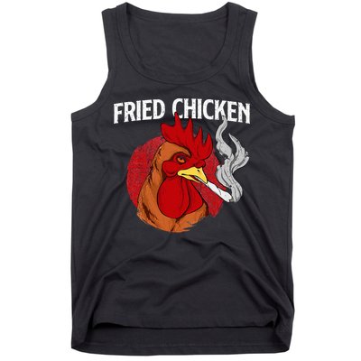 Fried Chicken Gangster Chickens Farm Owner Farmyard Farmer Tank Top