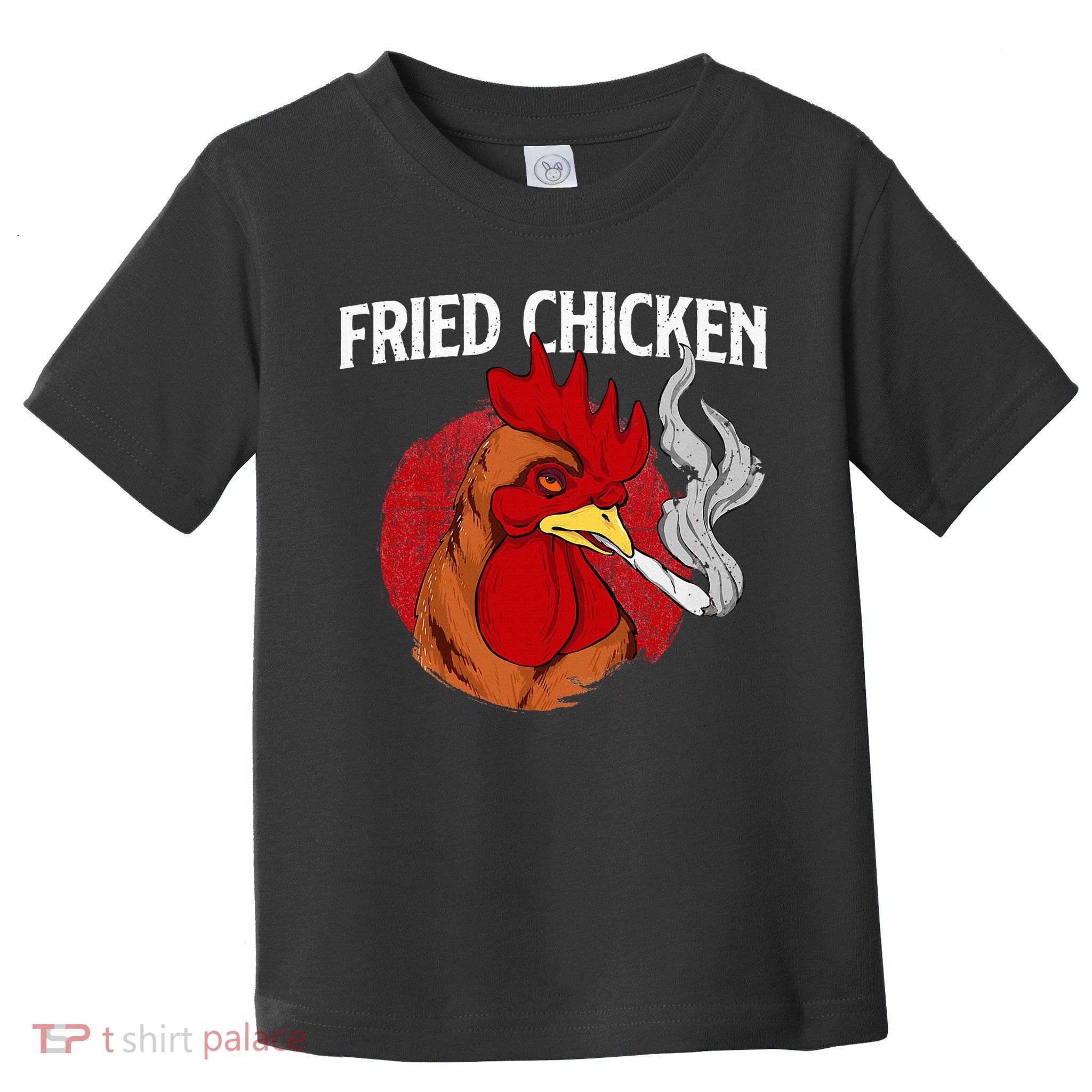 Fried Chicken Gangster Chickens Farm Owner Farmyard Farmer Toddler T-Shirt