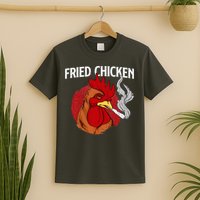 Fried Chicken Gangster Chickens Farm Owner Farmyard Farmer T-Shirt