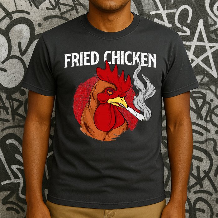 Fried Chicken Gangster Chickens Farm Owner Farmyard Farmer T-Shirt