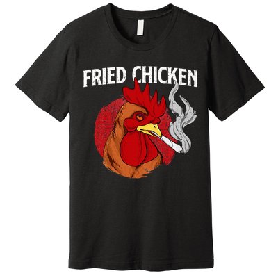 Fried Chicken Gangster Chickens Farm Owner Farmyard Farmer Premium T-Shirt