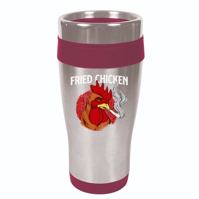 Fried Chicken Gangster Chickens Farm Owner Farmyard Farmer 16oz Travel Tumbler