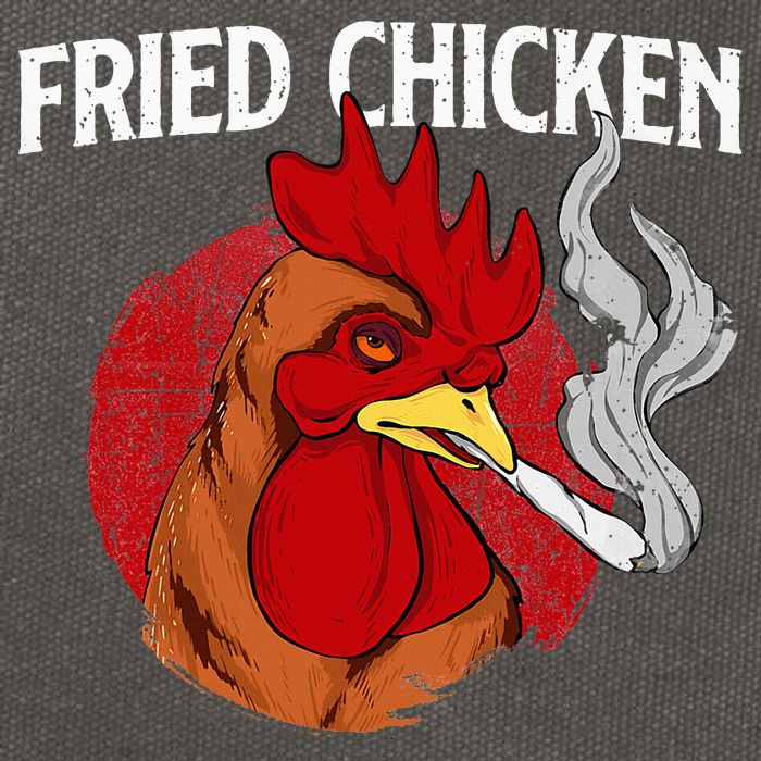 Fried Chicken Gangster Chickens Farm Owner Farmyard Farmer Cotton Canvas Backpack