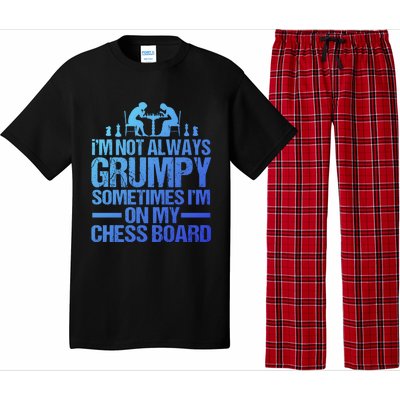 Funny Chess Grandpa Funny Retired Papa Gift Pajama Set