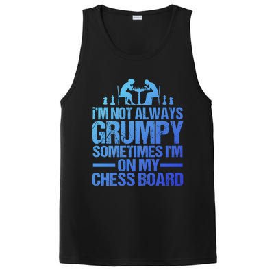 Funny Chess Grandpa Funny Retired Papa Gift PosiCharge Competitor Tank