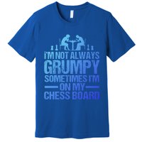 Funny Chess Grandpa Funny Retired Papa Gift Premium T-Shirt