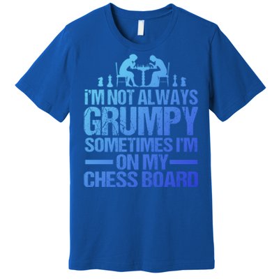 Funny Chess Grandpa Funny Retired Papa Gift Premium T-Shirt