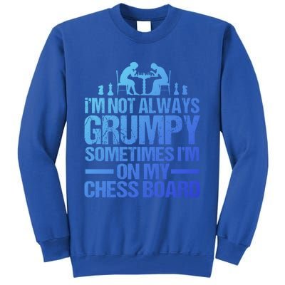 Funny Chess Grandpa Funny Retired Papa Gift Tall Sweatshirt