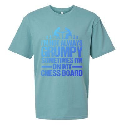 Funny Chess Grandpa Funny Retired Papa Gift Sueded Cloud Jersey T-Shirt