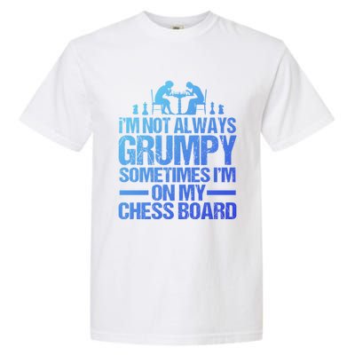 Funny Chess Grandpa Funny Retired Papa Gift Garment-Dyed Heavyweight T-Shirt