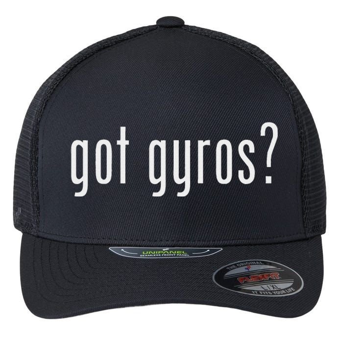 Funny Classic Got Gyros Retro Fun Flexfit Unipanel Trucker Cap