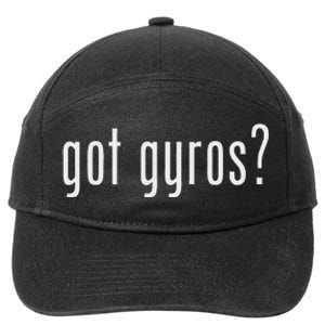 Funny Classic Got Gyros Retro Fun 7-Panel Snapback Hat