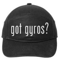 Funny Classic Got Gyros Retro Fun 7-Panel Snapback Hat