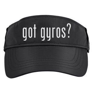 Funny Classic Got Gyros Retro Fun Adult Drive Performance Visor