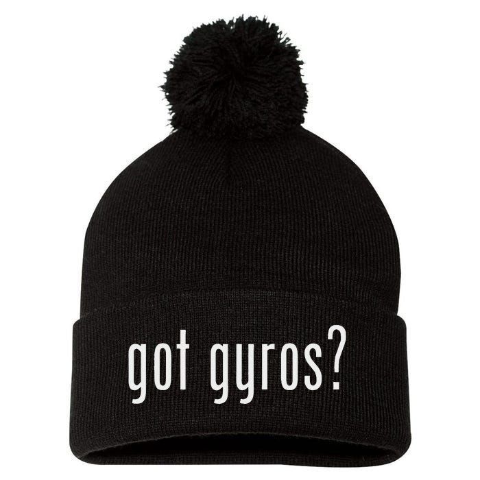 Funny Classic Got Gyros Retro Fun Pom Pom 12in Knit Beanie