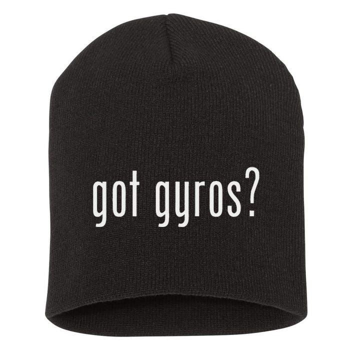 Funny Classic Got Gyros Retro Fun Short Acrylic Beanie