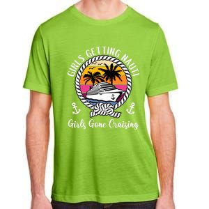 Funny Cruise Getting Nauti Gone Cruising Gift Adult ChromaSoft Performance T-Shirt