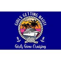 Funny Cruise Getting Nauti Gone Cruising Gift Bumper Sticker