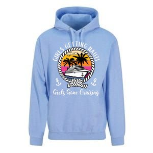 Funny Cruise Getting Nauti Gone Cruising Gift Unisex Surf Hoodie