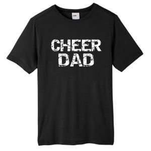 Father Cheerleading Gift From Cheerleader Daughter Cheer Dad Tall Fusion ChromaSoft Performance T-Shirt