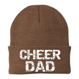 Father Cheerleading Gift From Cheerleader Daughter Cheer Dad Knit Cap Winter Beanie