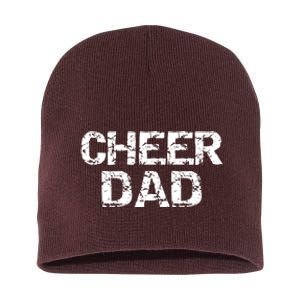 Father Cheerleading Gift From Cheerleader Daughter Cheer Dad Short Acrylic Beanie