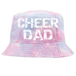 Father Cheerleading Gift From Cheerleader Daughter Cheer Dad Tie-Dyed Bucket Hat