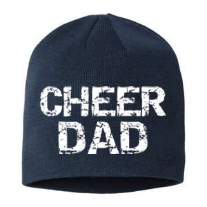 Father Cheerleading Gift From Cheerleader Daughter Cheer Dad Sustainable Beanie