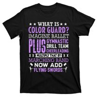 Funny Color Guard Flag School For Ns Women T-Shirt