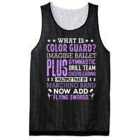 Funny Color Guard Flag School For Ns Women Mesh Reversible Basketball Jersey Tank