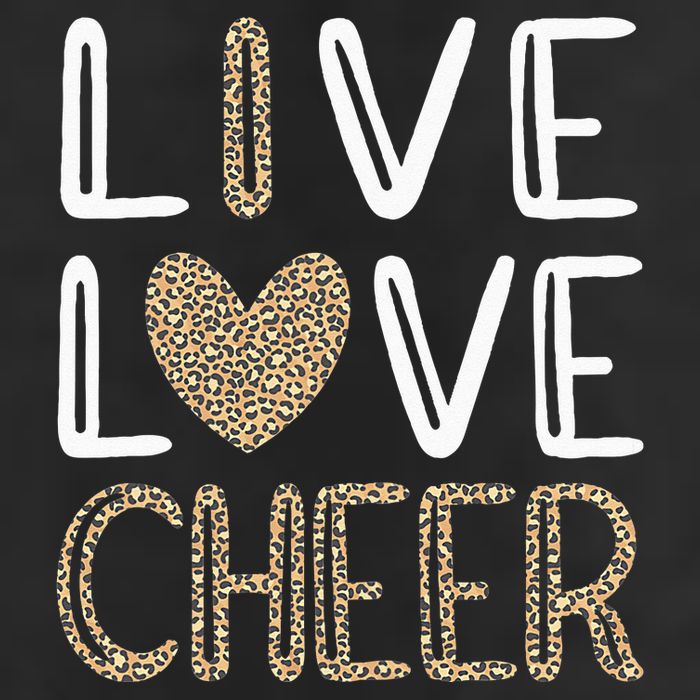 Funny Cheerleading Girls Leopard Cheetah Print Love Cheer Adult Drive Performance Visor