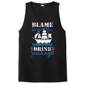 Funny Cruise Gifts Blame It On The Drink Package PosiCharge Competitor Tank