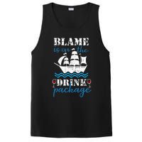 Funny Cruise Gifts Blame It On The Drink Package PosiCharge Competitor Tank