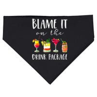 Funny Cruise Gifts Blame It On The Drink Package USA-Made Doggie Bandana