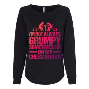 Funny Chess Grandpa Funny Retired Papa Gift Womens California Wash Sweatshirt