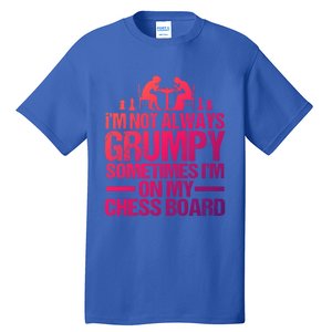 Funny Chess Grandpa Funny Retired Papa Gift Tall T-Shirt