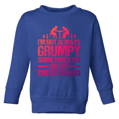 Funny Chess Grandpa Funny Retired Papa Gift Toddler Sweatshirt