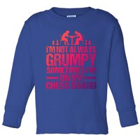 Funny Chess Grandpa Funny Retired Papa Gift Toddler Long Sleeve Shirt