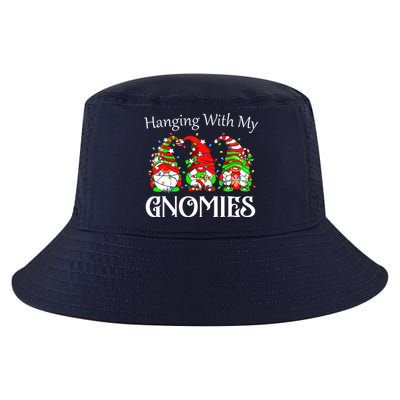Funny Christmas Gnome Hanging With Cool Comfort Performance Bucket Hat