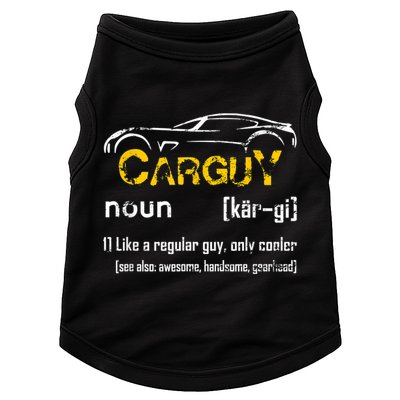 Funny Car Guy Vintage Car Guy Definition Mechanic Doggie Tank