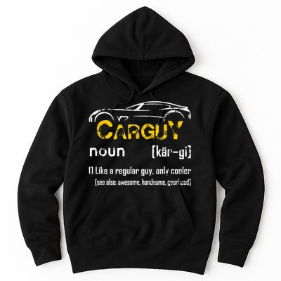 Funny Car Guy Vintage Car Guy Definition Mechanic Hoodie