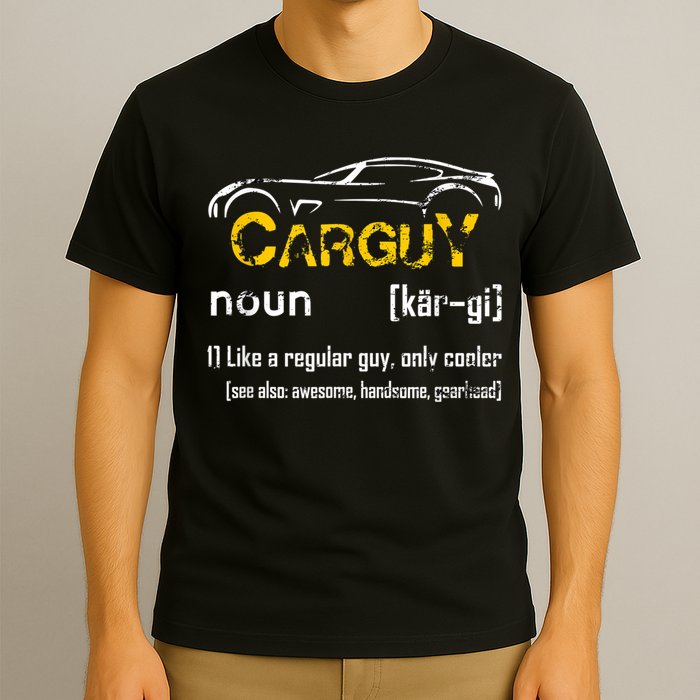 Funny Car Guy Vintage Car Guy Definition Mechanic T-Shirt