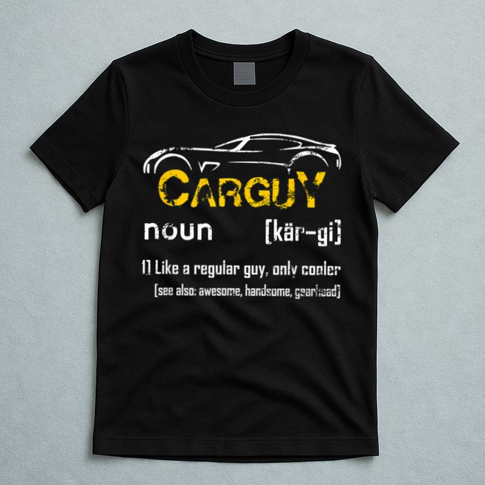 Funny Car Guy Vintage Car Guy Definition Mechanic T-Shirt