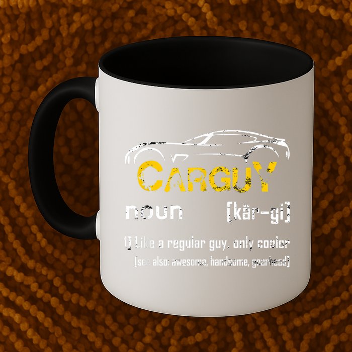 Funny Car Guy Vintage Car Guy Definition Mechanic Mug